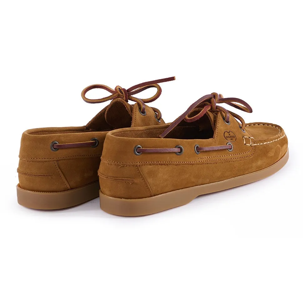 Le Chameau Galion Nubuck Ladies Deck Shoe - Tan