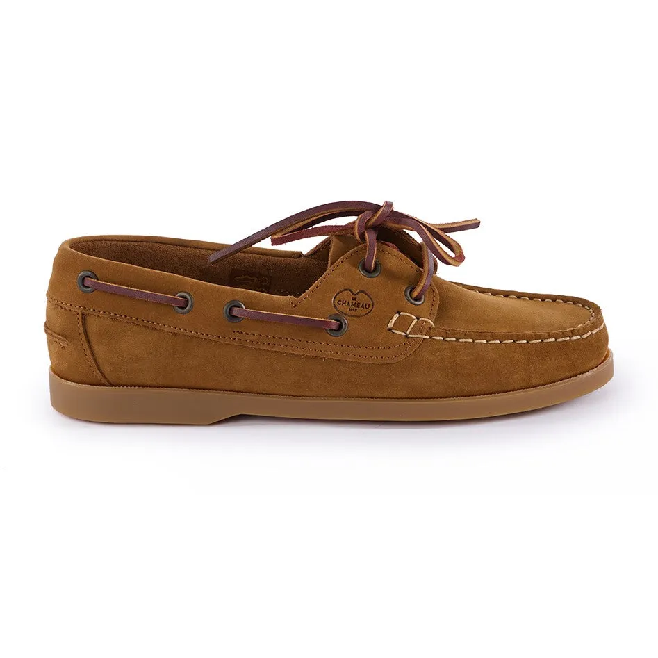 Le Chameau Galion Nubuck Ladies Deck Shoe - Tan