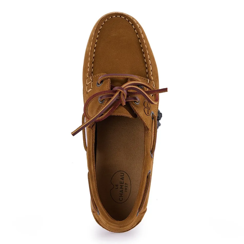 Le Chameau Galion Nubuck Ladies Deck Shoe - Tan