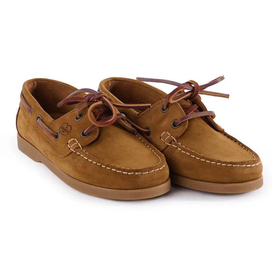 Le Chameau Galion Nubuck Ladies Deck Shoe - Tan