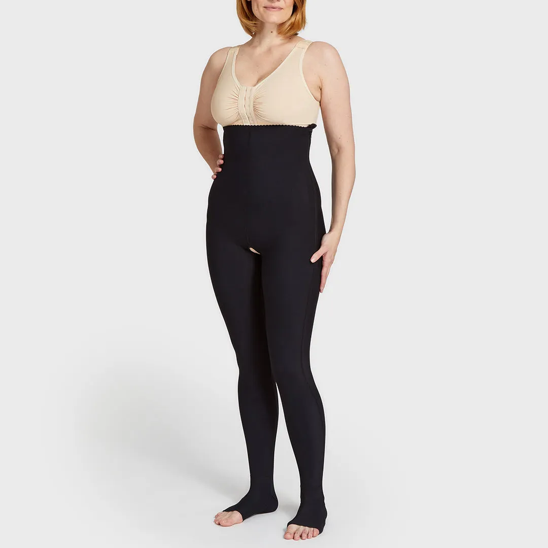 Lipedema Post-Surgical Girdle with FlexFit Comfort Ankle™ | 17-20 mmHg | Missy Sizing - Style No. LGLFM