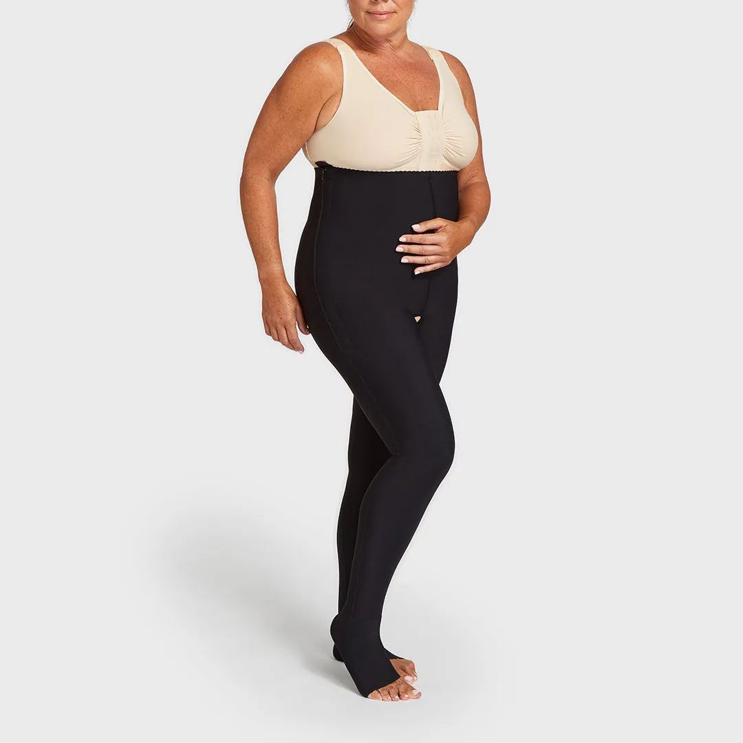 Lipedema Post-Surgical Girdle with FlexFit Comfort Ankle™ | 17-20 mmHg | Womens Sizing - Style No. LGLFW