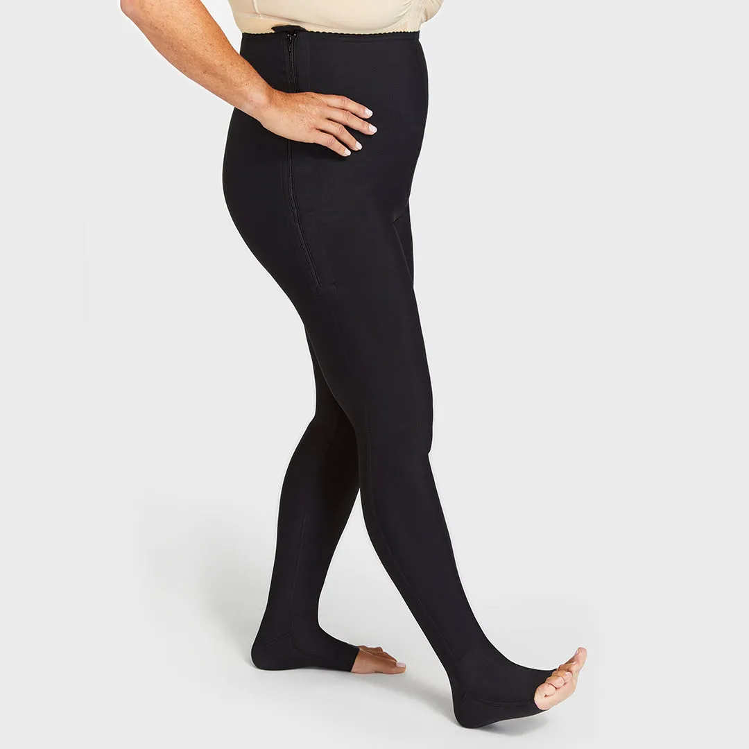 Lipedema Post-Surgical Girdle with FlexFit Comfort Ankle™ | 17-20 mmHg | Womens Sizing - Style No. LGLFW