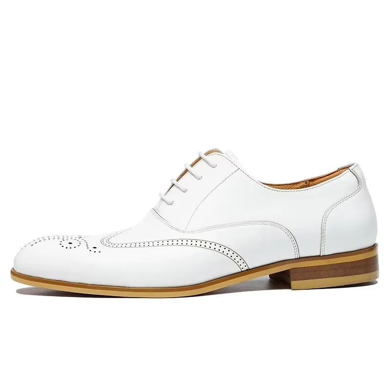 LuxeLeather Slip On Derbies Dress Shoes