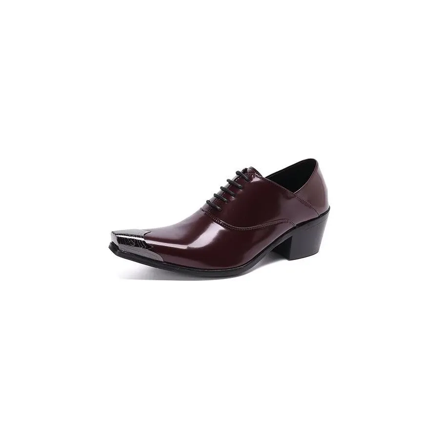 LuxePoint Exquisite Cow Leather Oxford Shoes