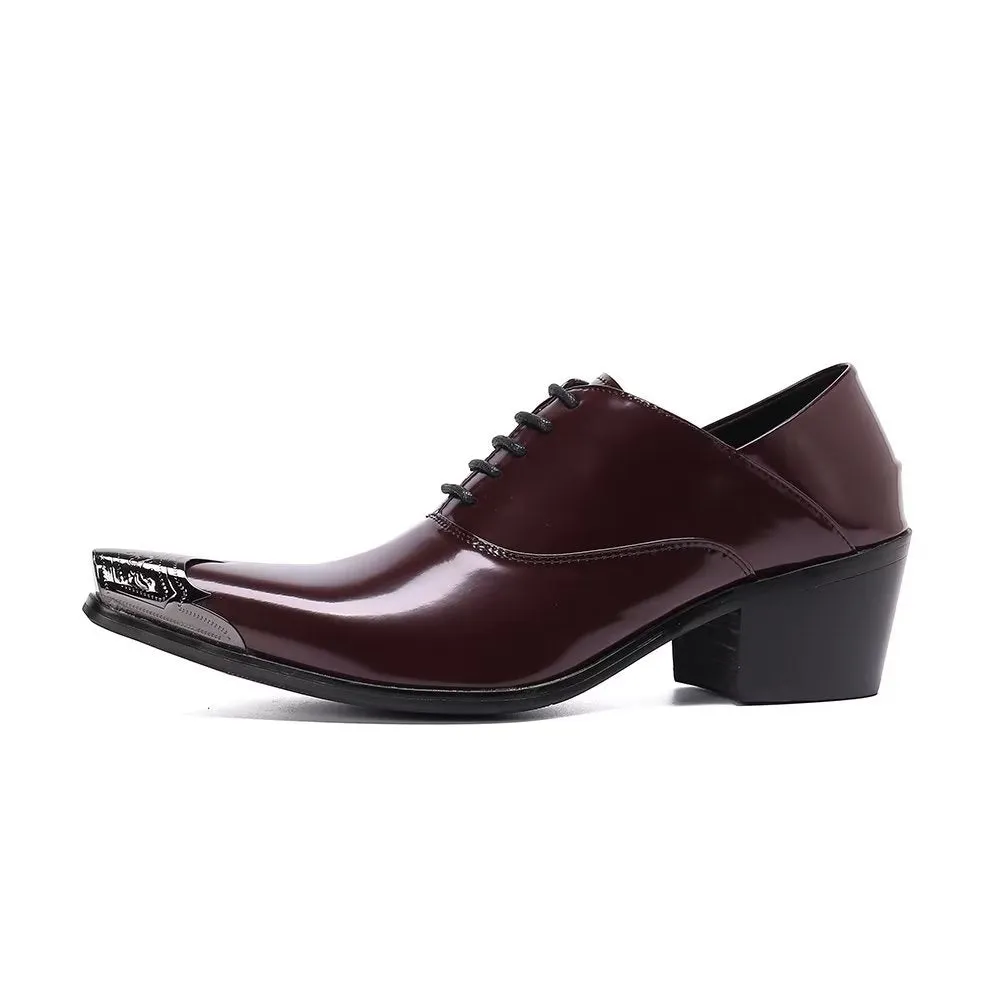 LuxePoint Exquisite Cow Leather Oxford Shoes