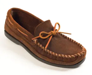 Minnetonka Men's Double Bottom Hardsole Moccasin