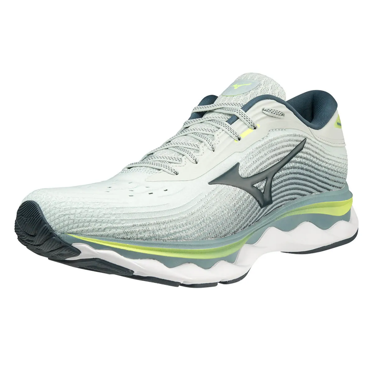 Mizuno Wave Sky 5 Mens | Mistyb/orionb/neolime