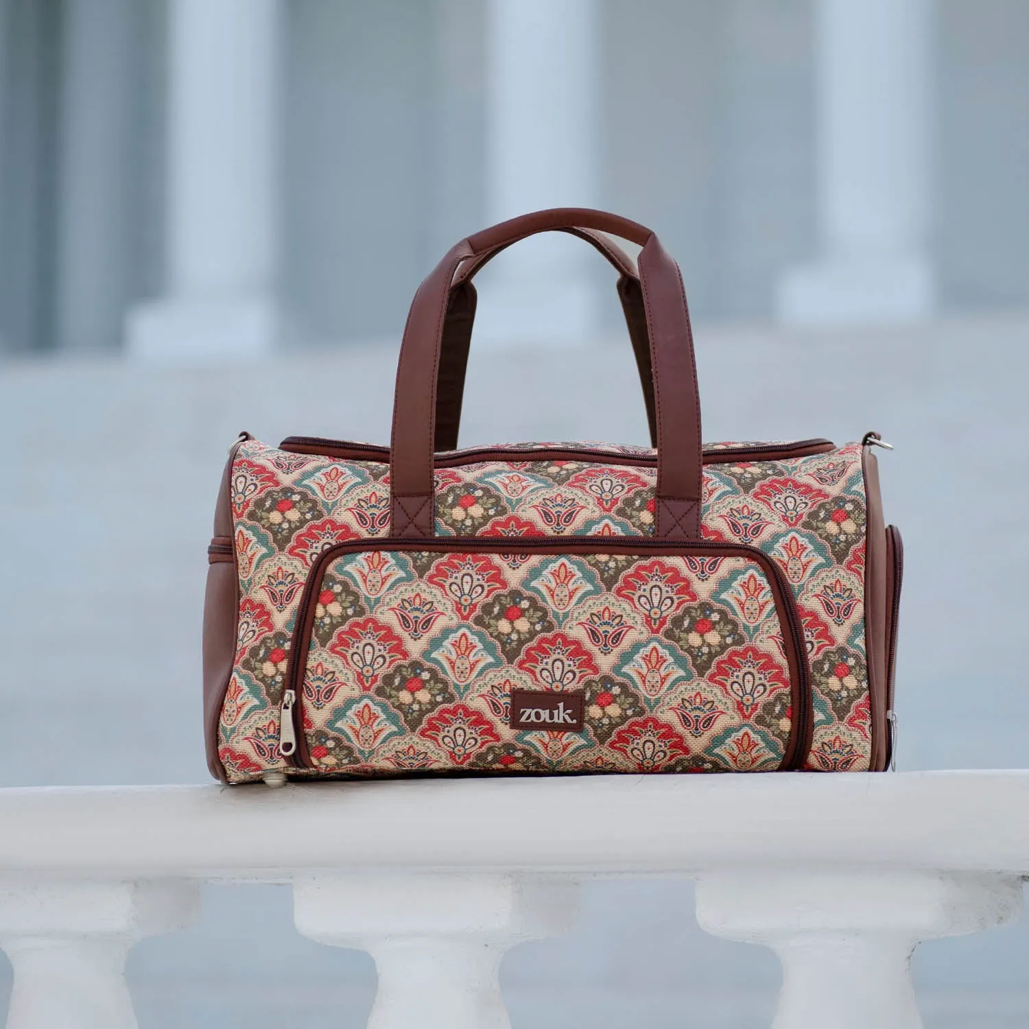 Mughal Art Multicolor Weekender Duffel Bag