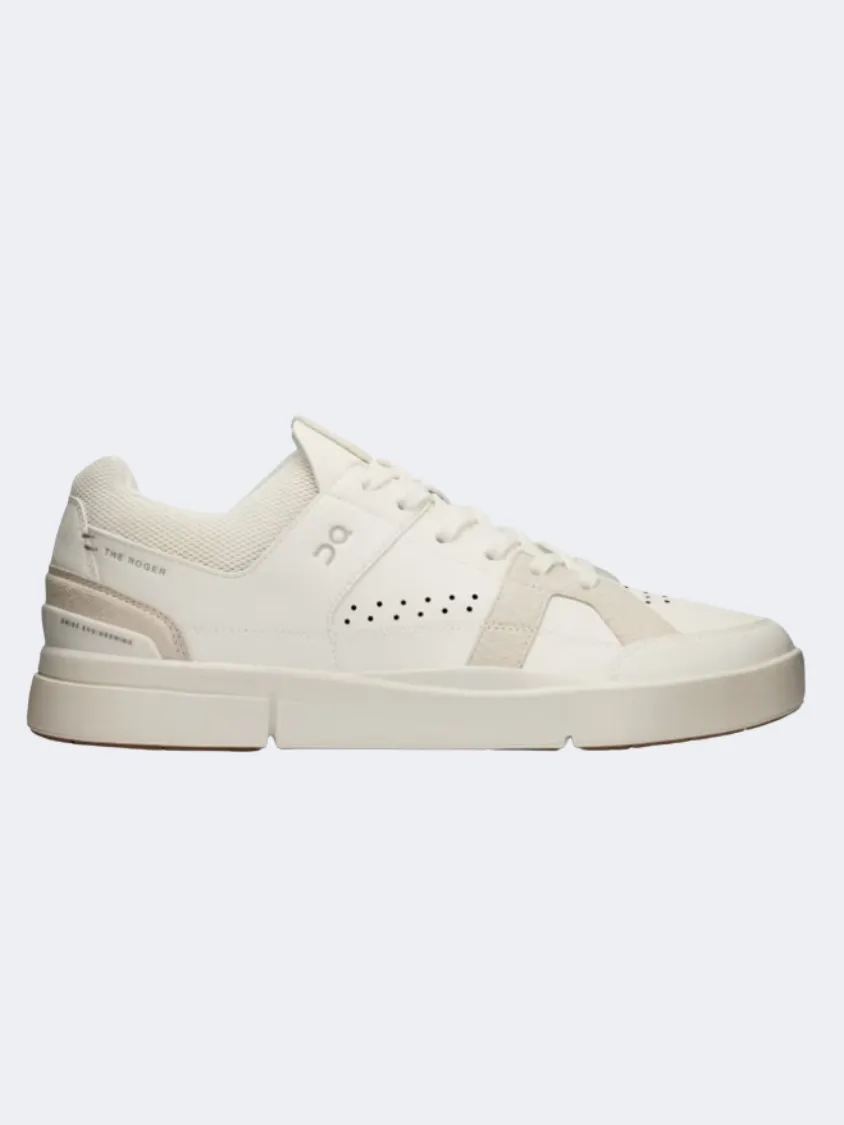 On The Roger Clubhouse Men Tennis Shoes White/Sand