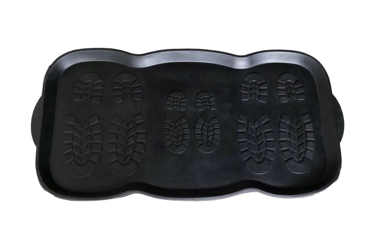 OnlyMat Rubber Boot tray - Multi Purpose Sanitisation Tray Anti-Virus Solution Fill Tray - Indoor / Outdoor, Waterproof