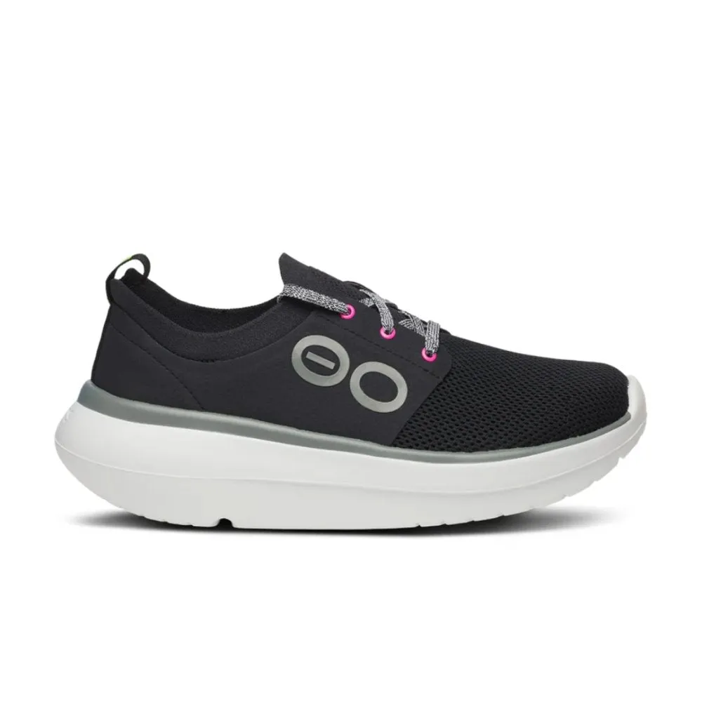 OOFOS Women's OOmy Stride - White/Black