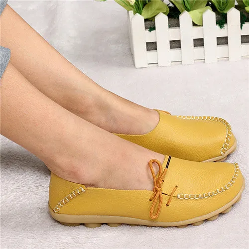 Plus size women shoes fashion soft women flats slip on Spring Autumn women casual shoes Comfort loafers zapatos mujer SDT179