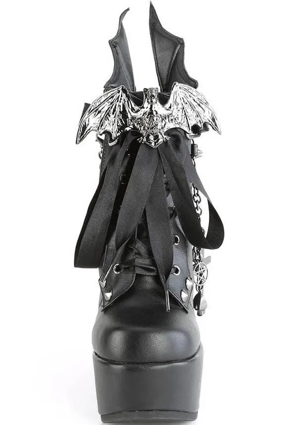 POISON-107 [Black] | PLATFORM BOOTS [PREORDER]