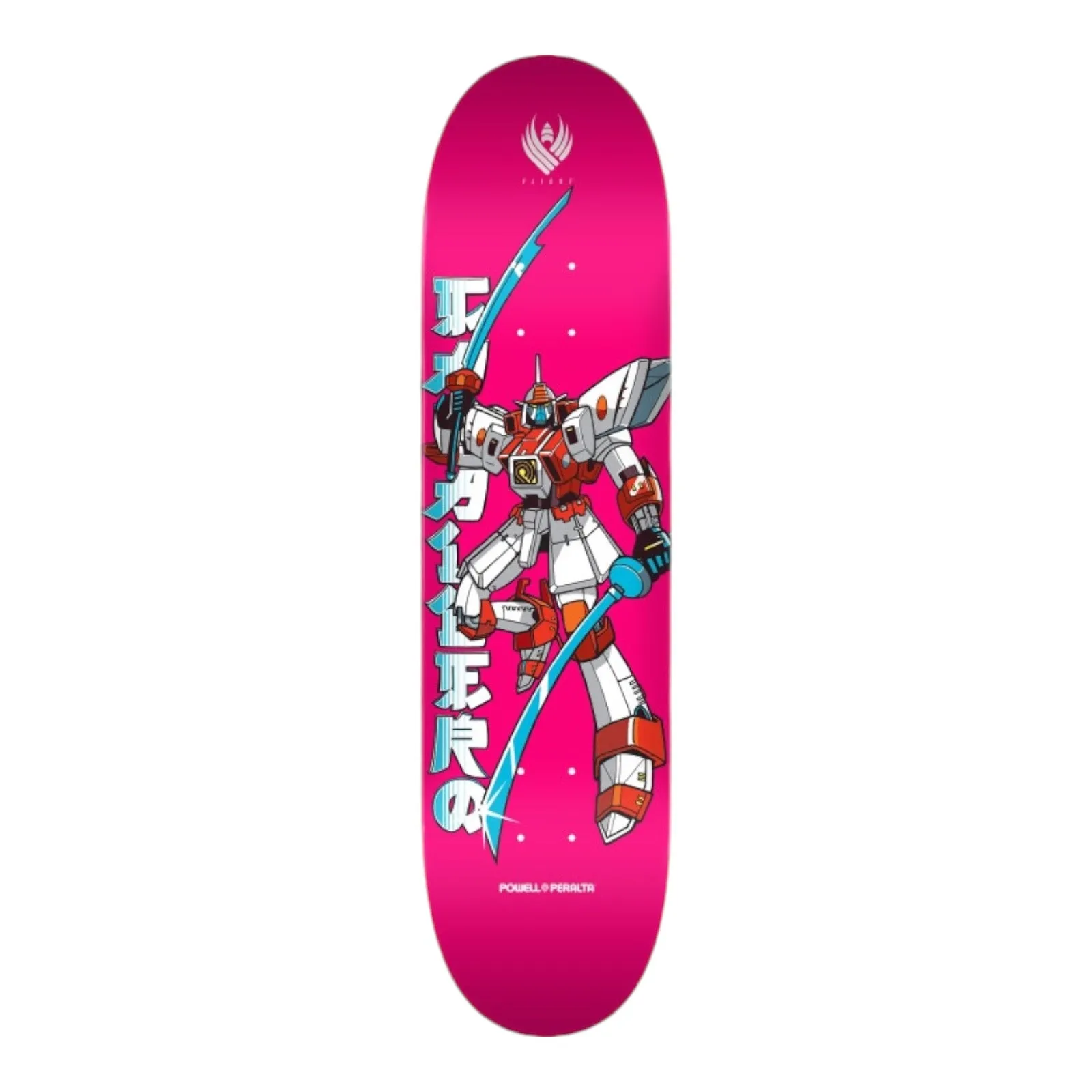 Powell Peralta Steve Caballero Gundam FLIGHT Skateboard Deck Pink - Shape 244 - 8.5”