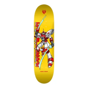 Powell Peralta Steve Caballero Gundam FLIGHT Skateboard Deck Yellow - Shape 243 - K20 8.25”