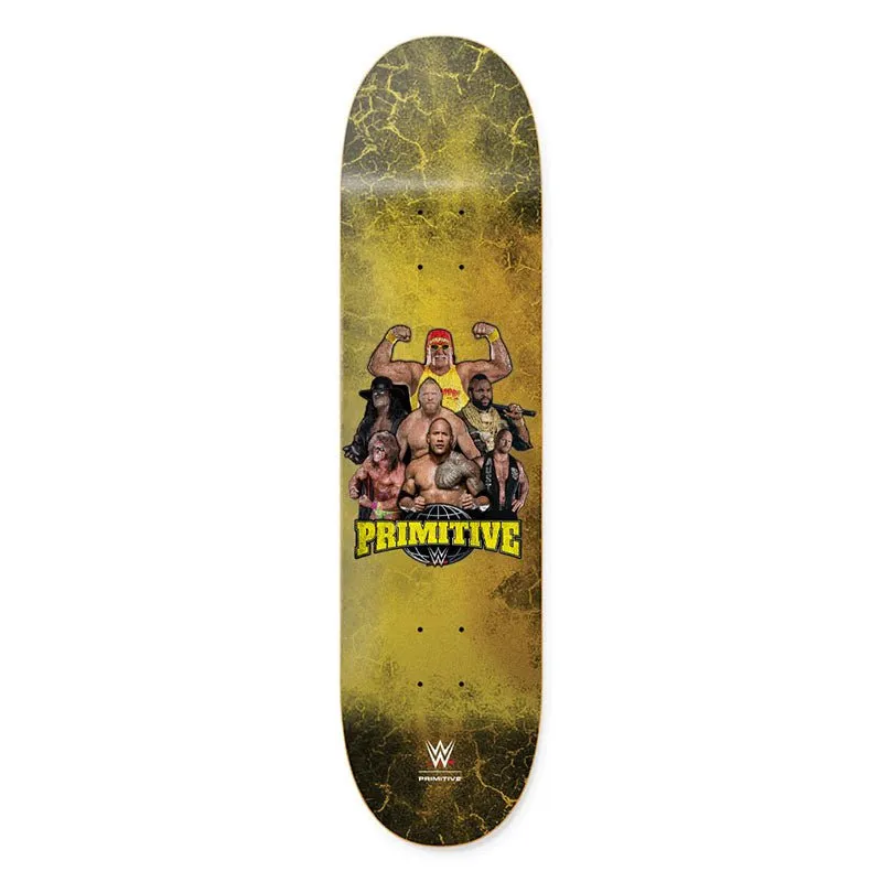 Primitive x WWE  8.38" x 31.88" MANIA TEAM Skateboard Deck