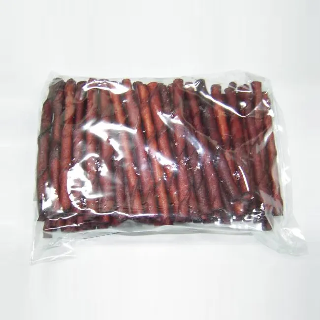 Rawhide Twisted Stick Beef 5" x 10mm 100pcs