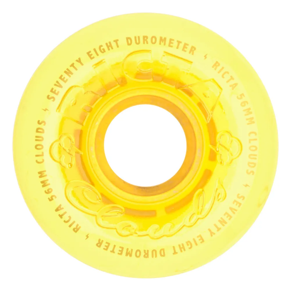 RICTA WHEELS CLOUDS HI VIS YELLOW 78A (56MM)