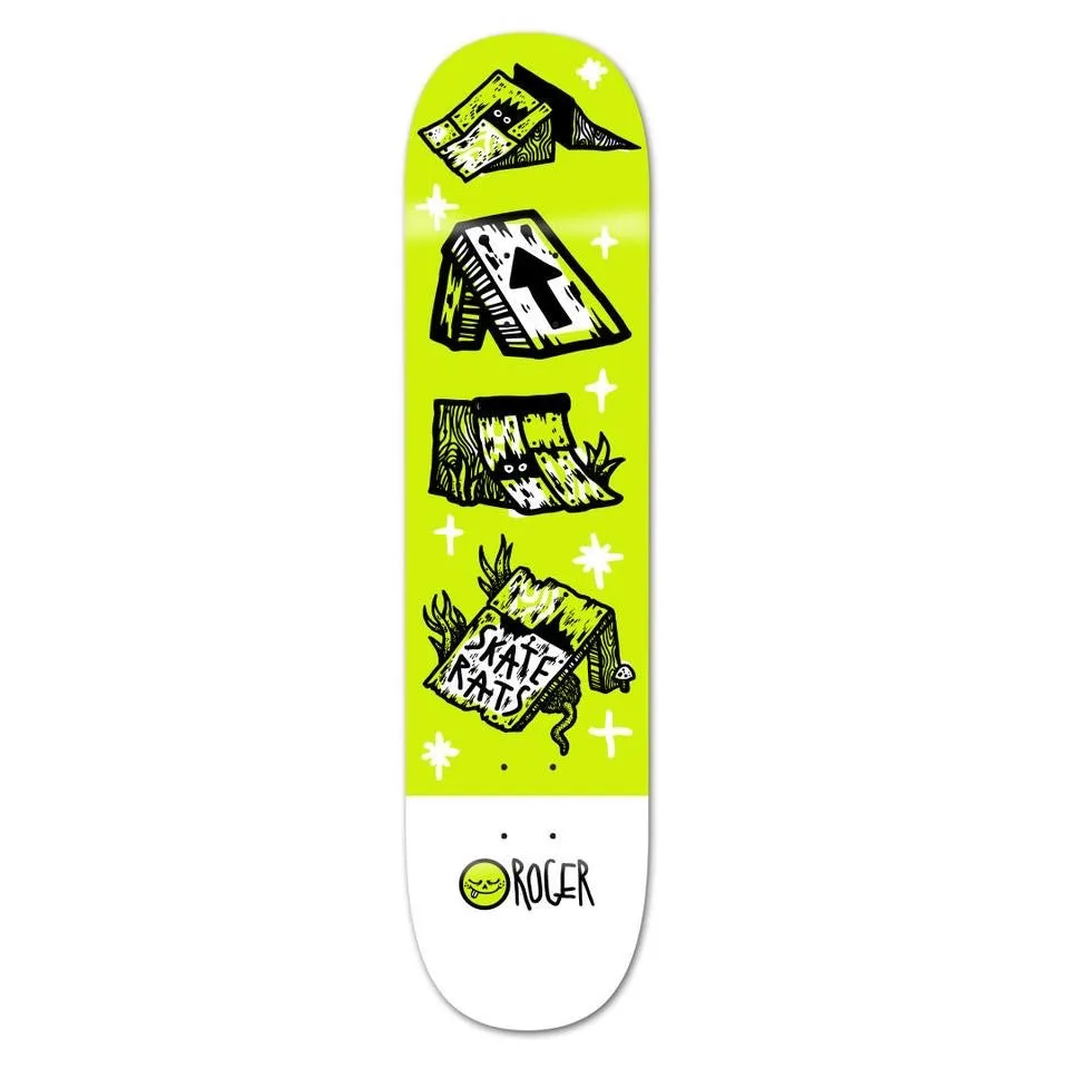 ROGER SKATE RATS DECK 8.25"