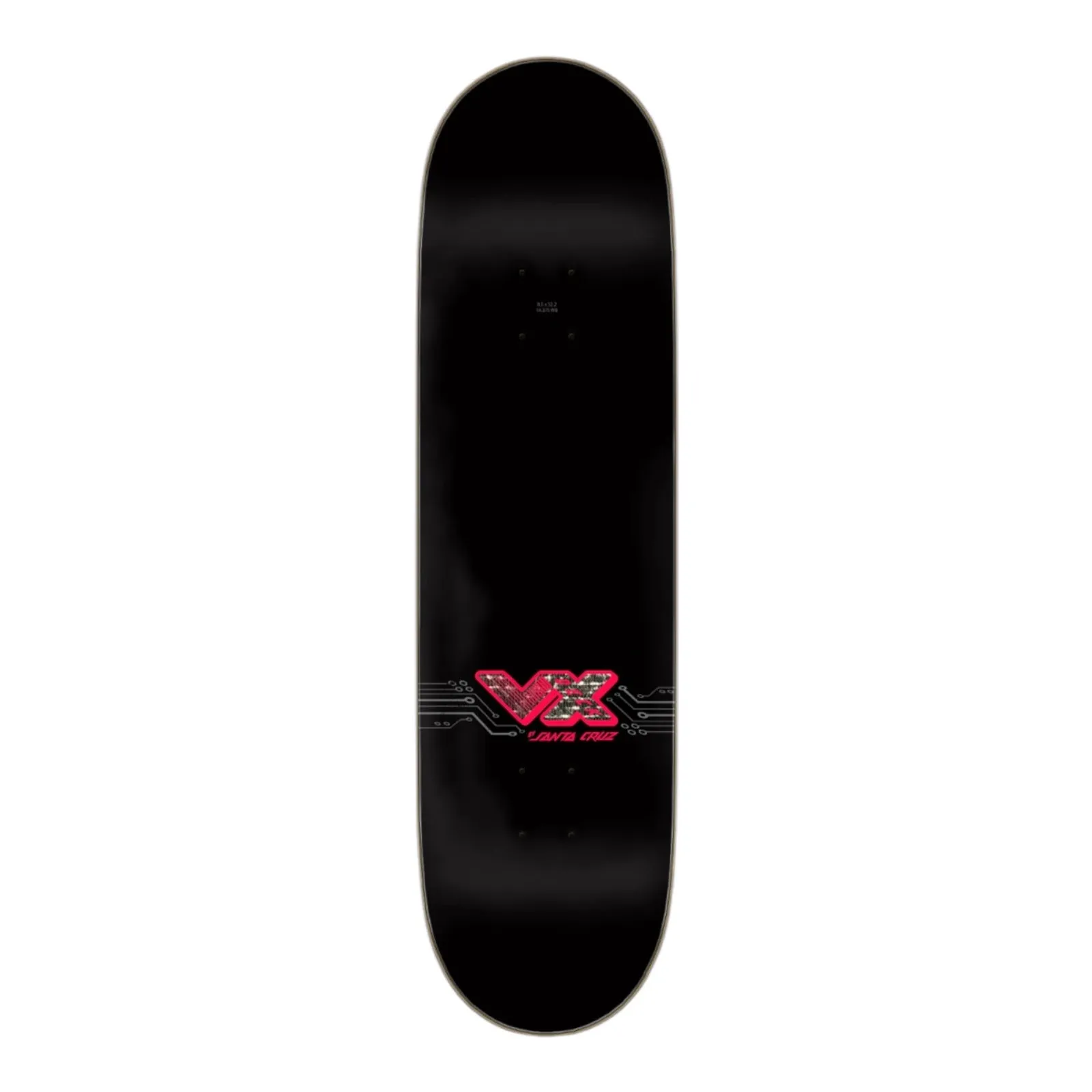 Santa Cruz VX Skateboard Deck 8.5” Wooten Cyber