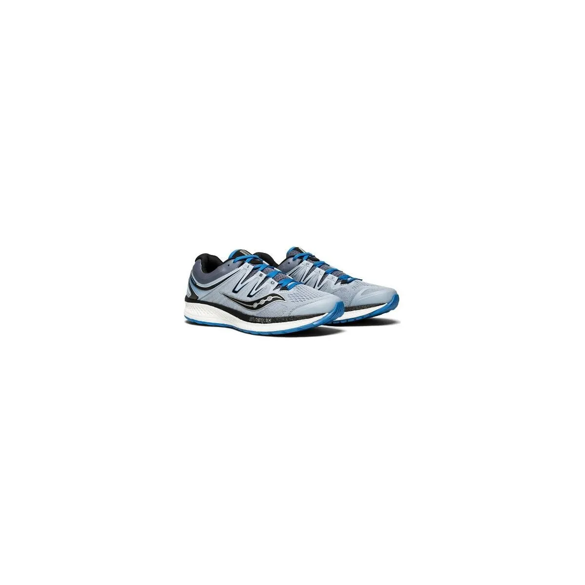 Saucony Hurricane ISO 4 Gray Blue Black Men's Running Shoes