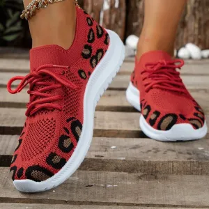 sealbeer - Red Casual Sportswear Daily Patchwork Frenulum Round Comfortable Shoes