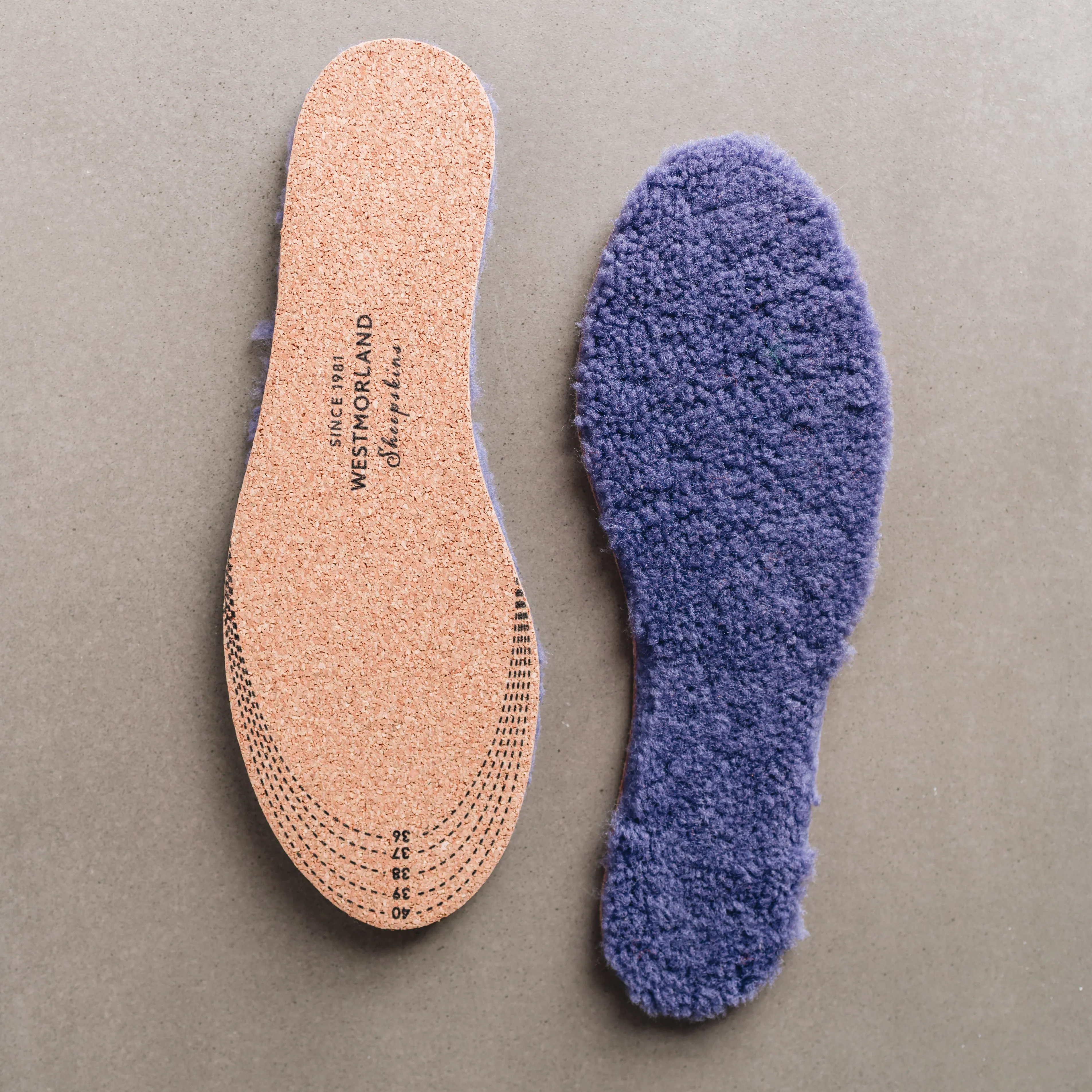 Sheepskin Insoles Cuttable Cork (Edit)