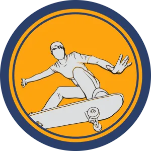 Skateboarding Sleeve Patch