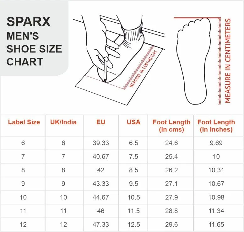 Sparx Mens  Blacksilver Running Shoe