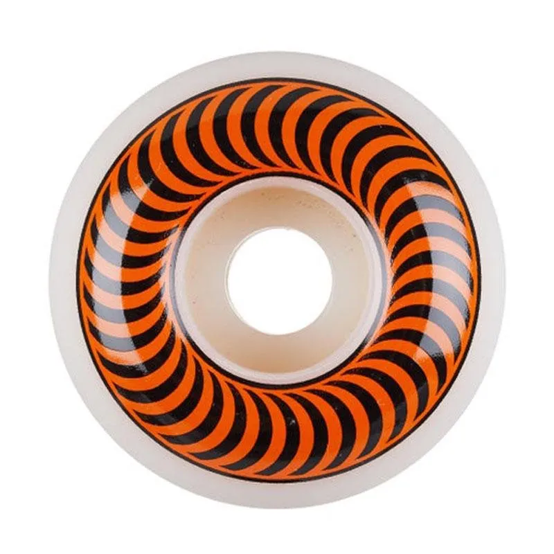 Spitfire 53mm 99a Classic Orange Wheels (4pk)