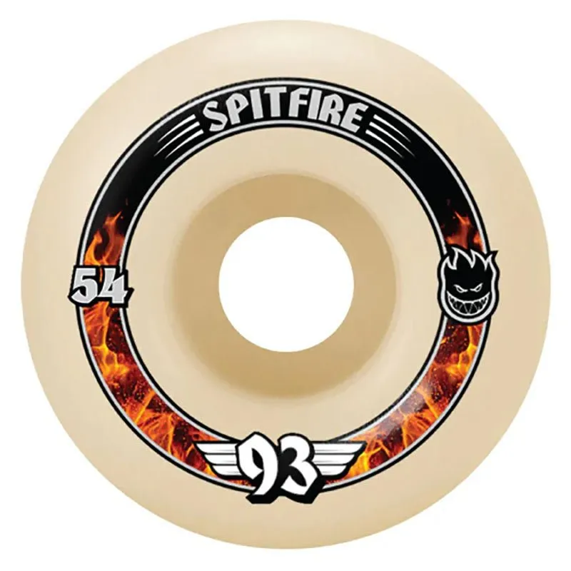 Spitfire 54mm 93d FORMULA FOUR RADIALS Skateboard Wheels 4pk