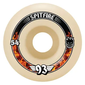 Spitfire 54mm 93d FORMULA FOUR RADIALS Skateboard Wheels 4pk