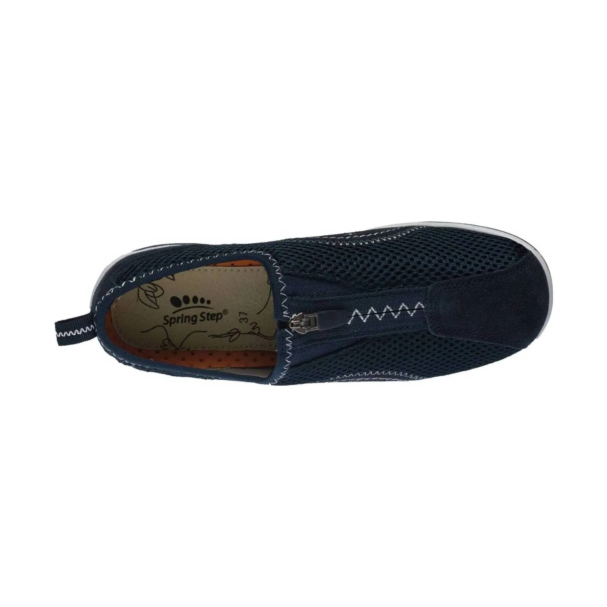 Spring Step Women's Racer Shoes - Navy