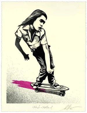 Styles Change Style Endures- Magenta Silkscreen Print by Shepard Fairey- OBEY