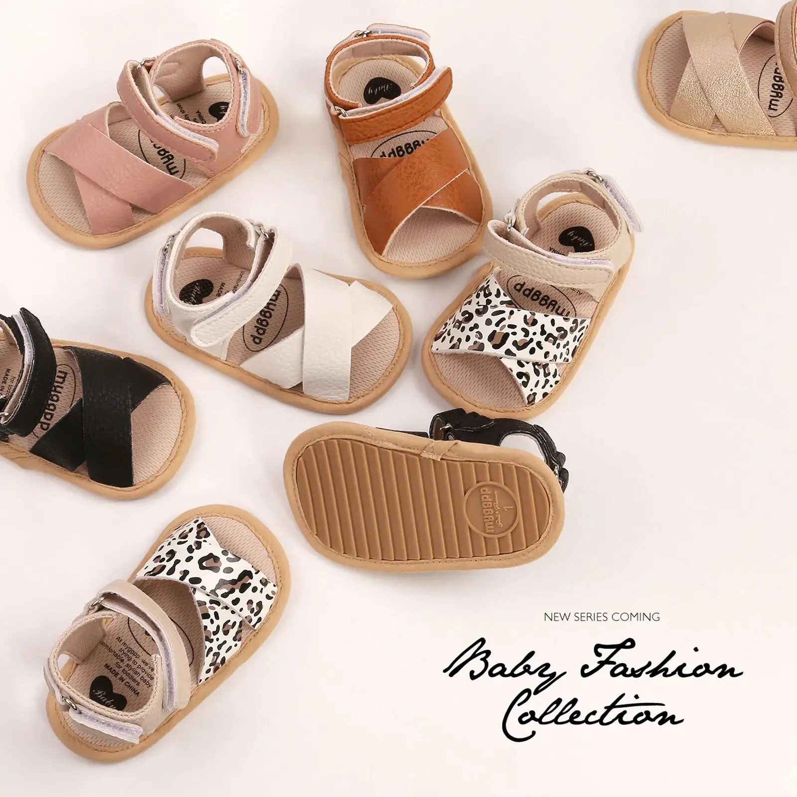 Summer Leather Baby Sandals Anti-Slip