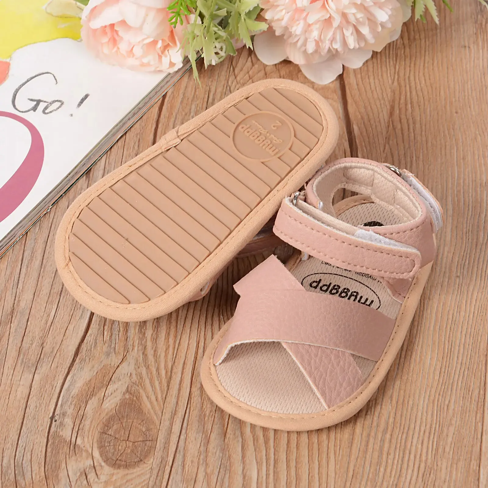 Summer Leather Baby Sandals Anti-Slip