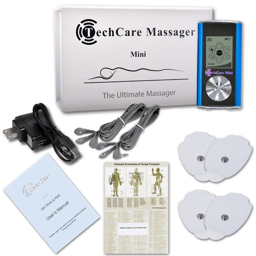 TechCare Mini Tens Massager   Shoe   6 Pads