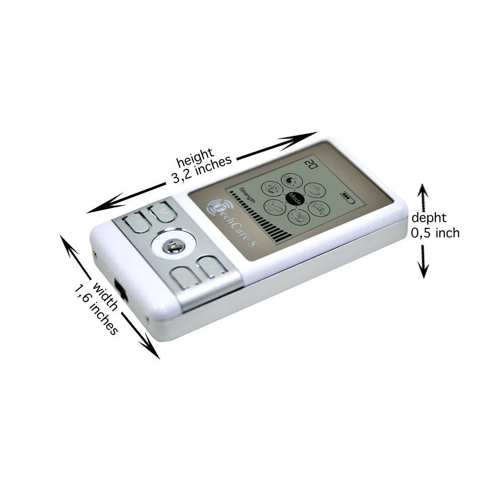 TechCare S Tens Unit 6 Modes   Shoe   6 Tens Unit Patches