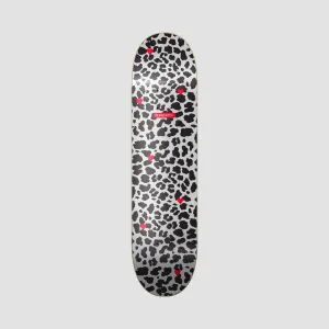 The Heart Supply Luxury Cheetah Skateboard Deck Black/White - 8"