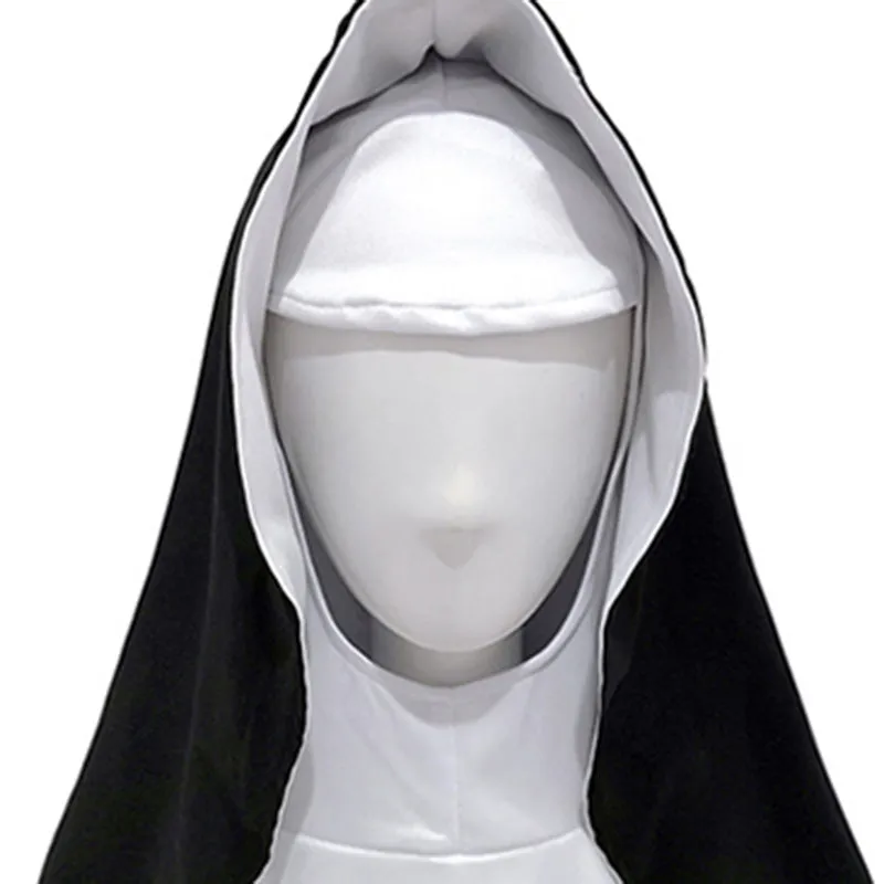 The Nun II 2023 Movie Halloween Horror Ghost Nun Cosplay Costume