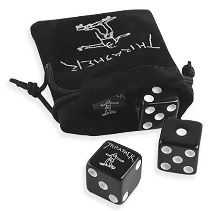 Thrasher Skateboard Magazine DICE SET