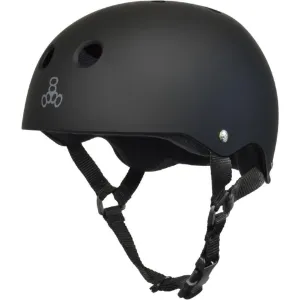 Triple 8 Sweatsaver Black Matte Skateboard Longboard Helmet