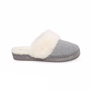 UGG Aira Knit Grey Slippers