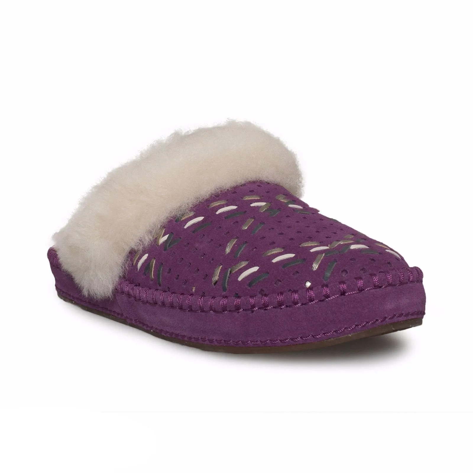 UGG Aira Tehuano Purple Passion Slippers