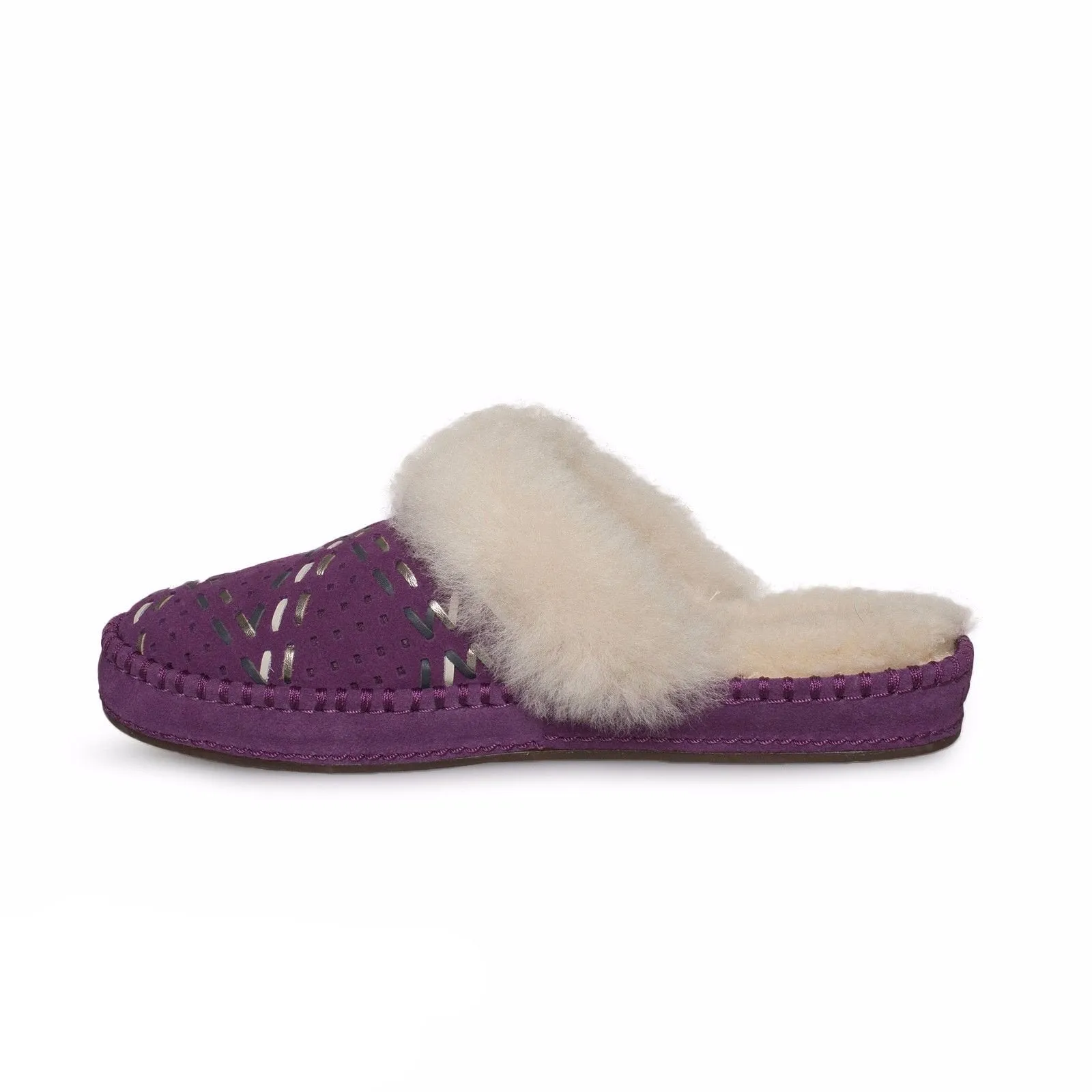 UGG Aira Tehuano Purple Passion Slippers