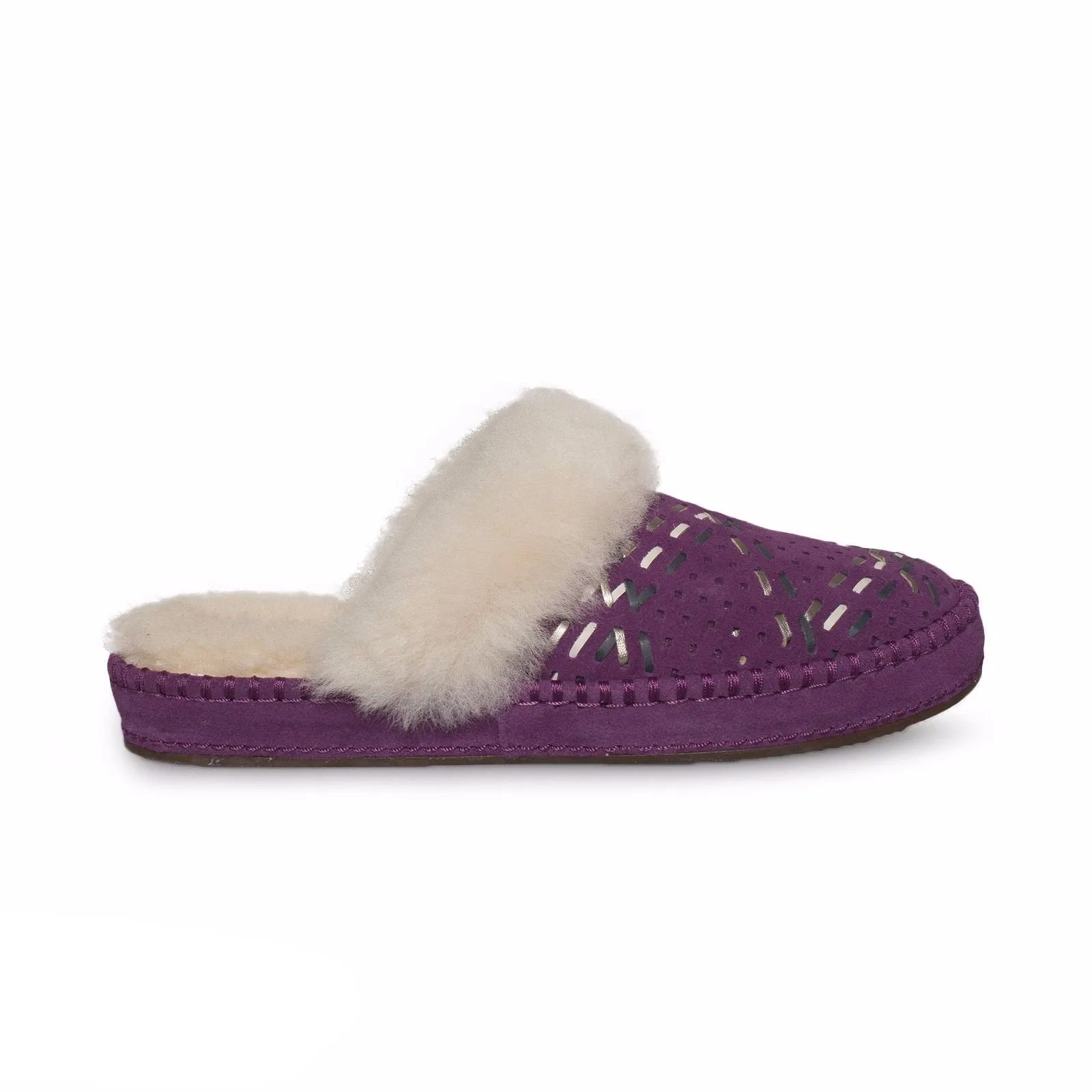 UGG Aira Tehuano Purple Passion Slippers