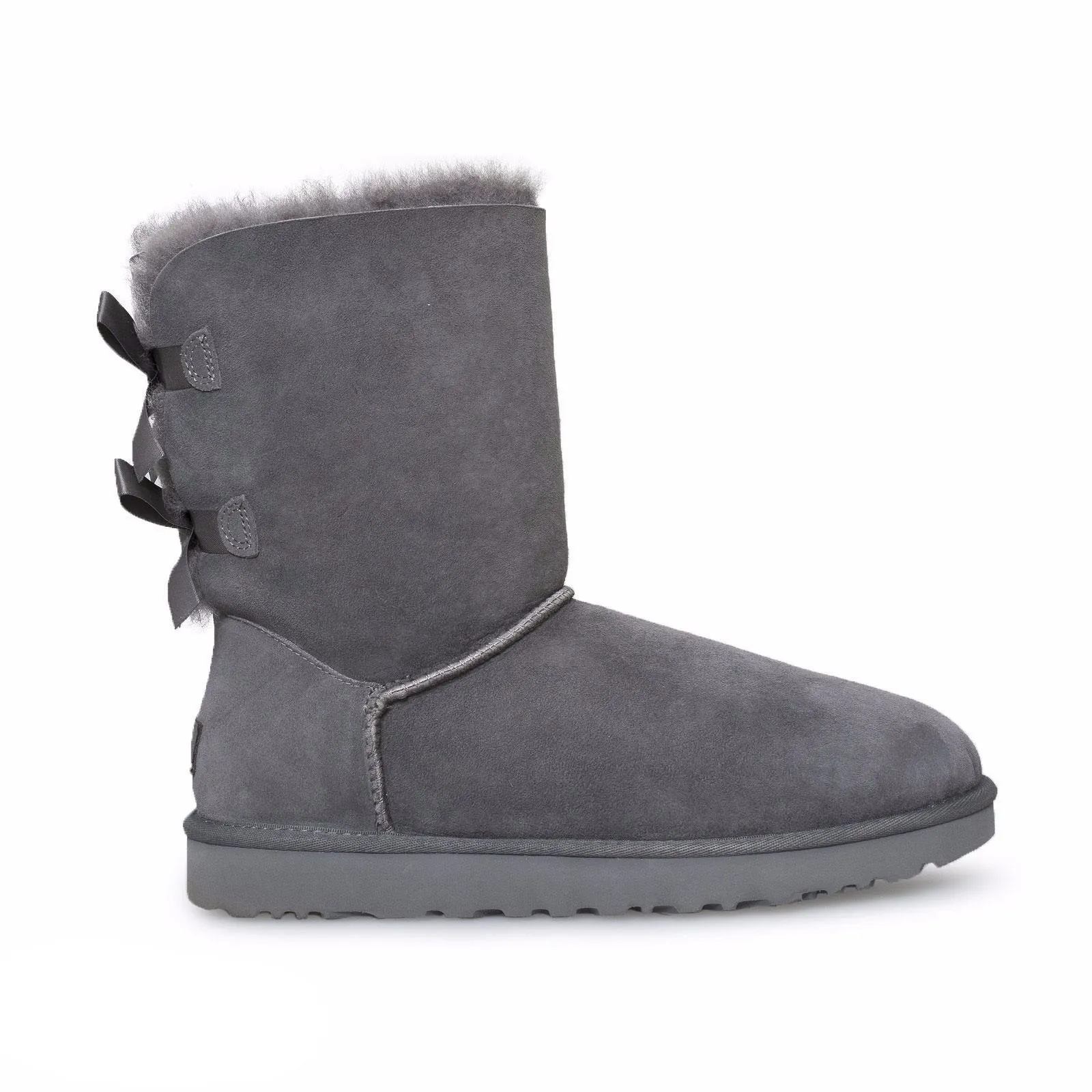 UGG Bailey Bow II Grey Boots - Women's