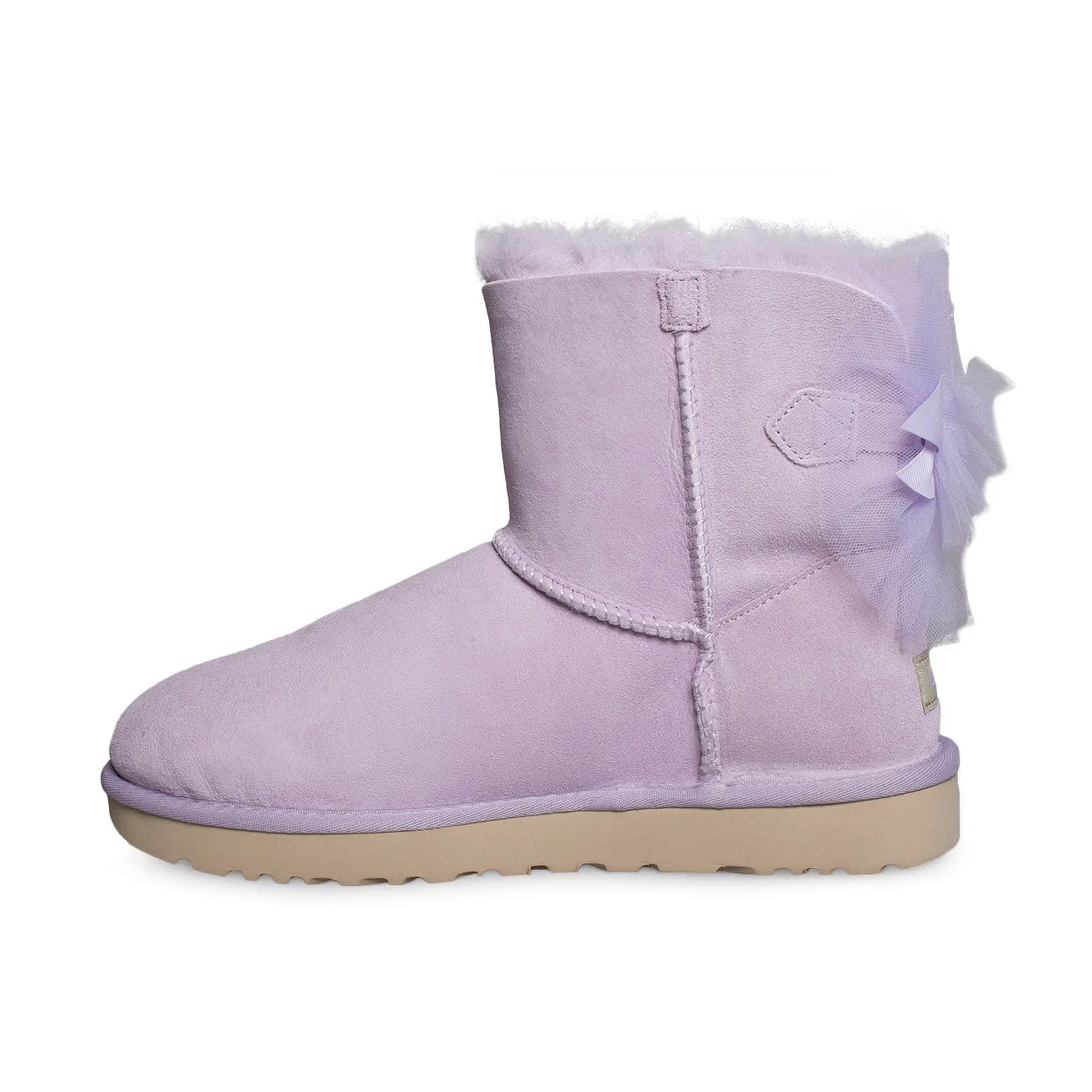 UGG Mini Bailey Tuffle Bow Lavender Fog Boots - Women's