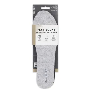 UNISEX FLAT SOCKS MICRO WOOL | LIGHT HEATHER GREY